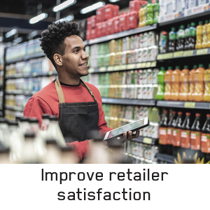 man-in-store-aisle-with-words-improve-retailer-satisfaction-written-below