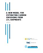 A New Model for Estimating Carbon Emissions from LTL Shipments