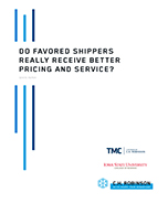 Do "Favored Shippers" Really Receive Better Pricing and Service?