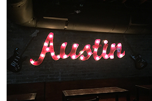 Austin neon sign
