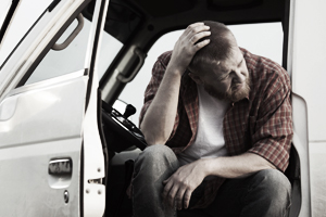 depressed truck driver