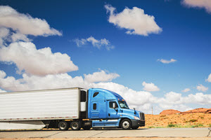 Truck with Blue cab: ELD enforcement & what to know