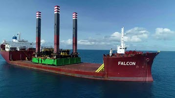 Santa Fe Jack-Up barge helps support project logistics for McConnell Dowell’s growing marine construction business