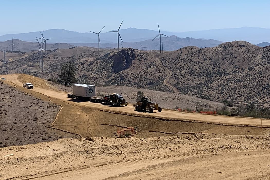 Shipping in the desert