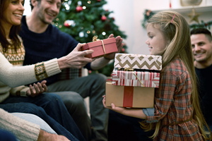 Giving gifts during holidays