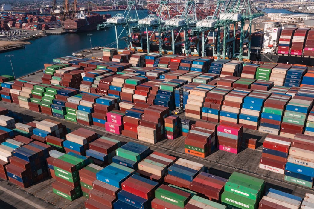 Image of west coast port congestion