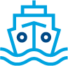 ocean shipping icon
