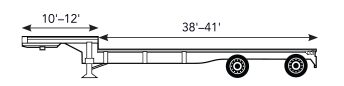 dimensiones permitidas de plataforma flatbed escalonada