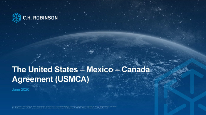 The United States-Mexico-Canada Agreement