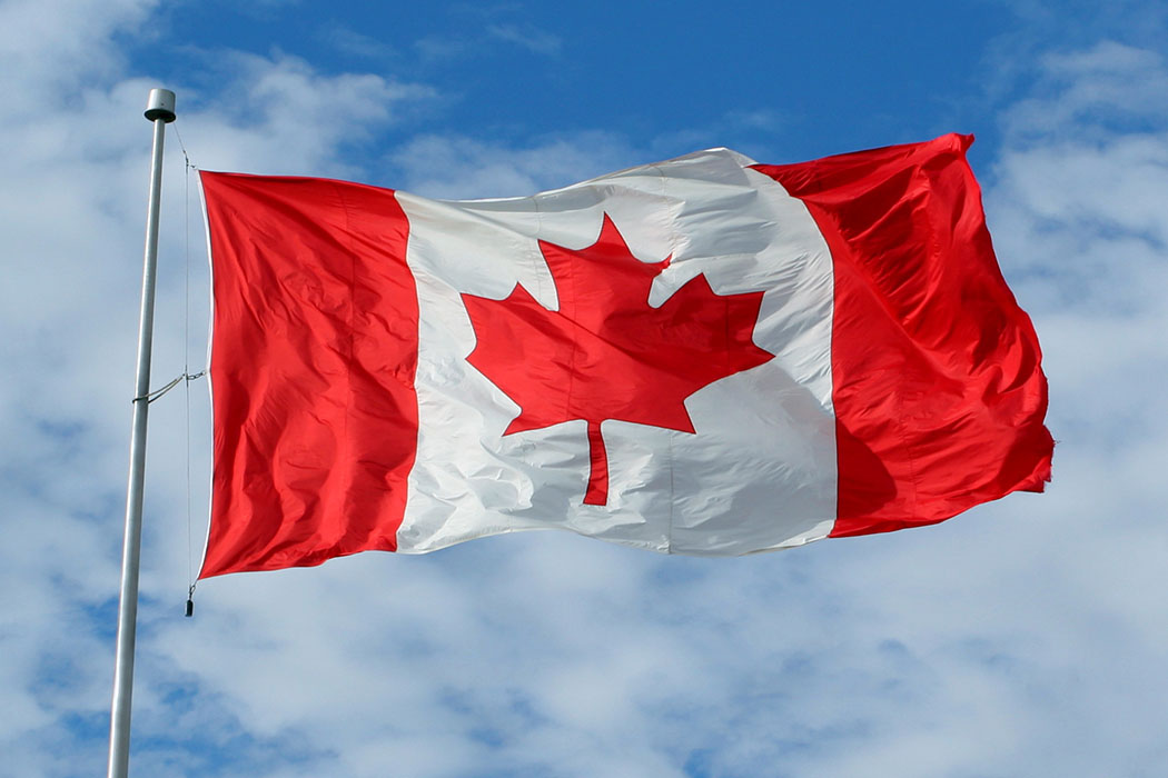 Canadian flag depicting proposed customs valuation rule changes.