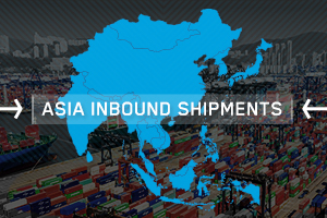 Asia inbound shipments