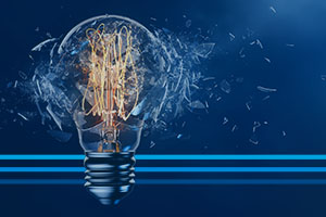 Supply chain innovation lightbulb